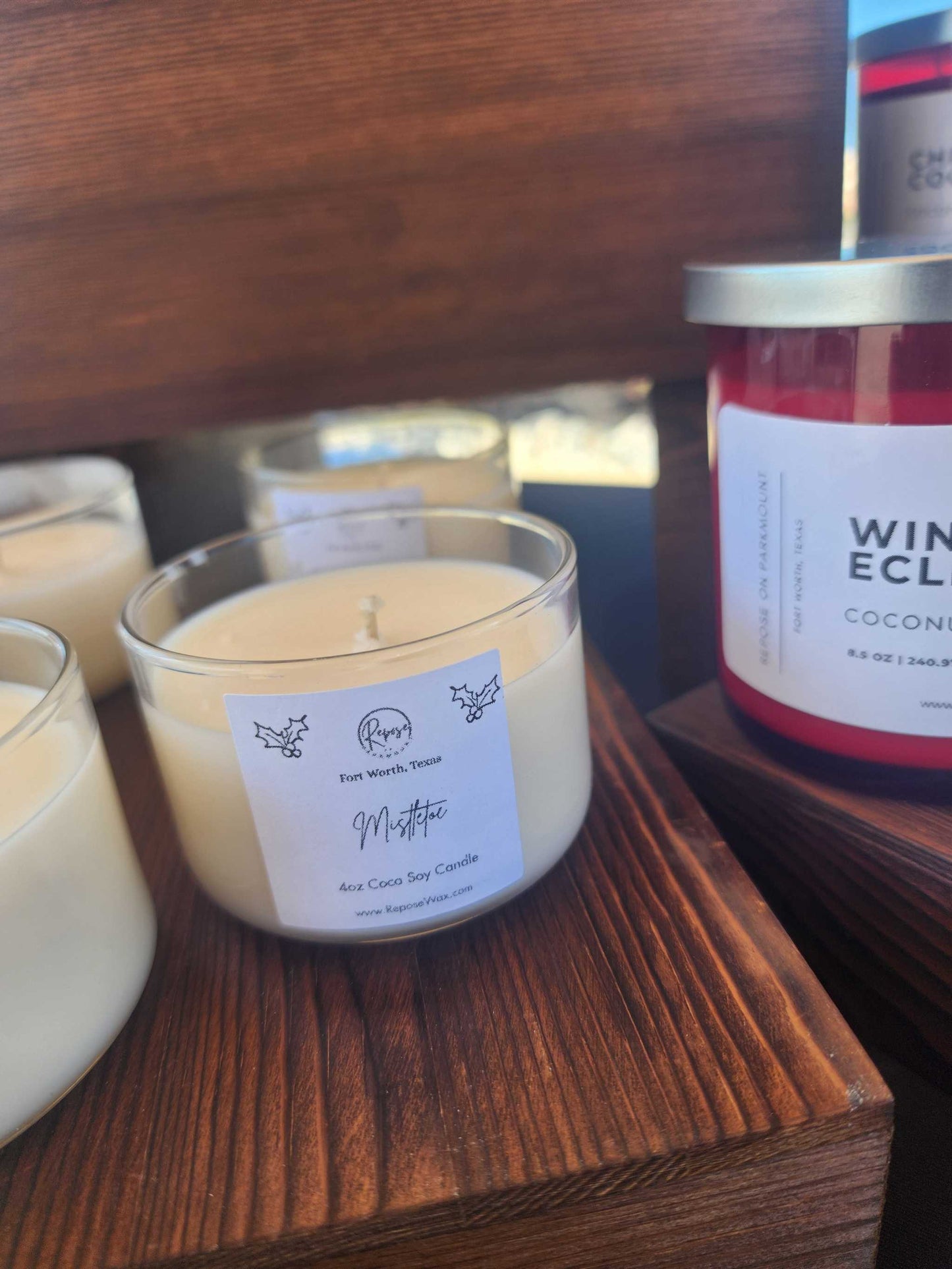 Mistletoe Mini Candles