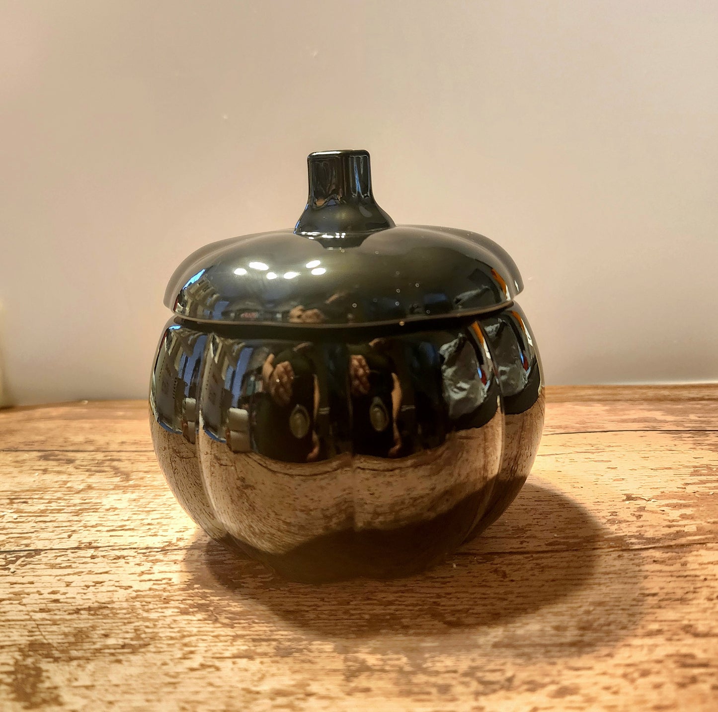 Black Pumpkin Jar Candle | Hand-Poured Coconut Soy Wax | Autumn Orchard Scent | Fall Candle | Halloween Decor | Seasonal Gift