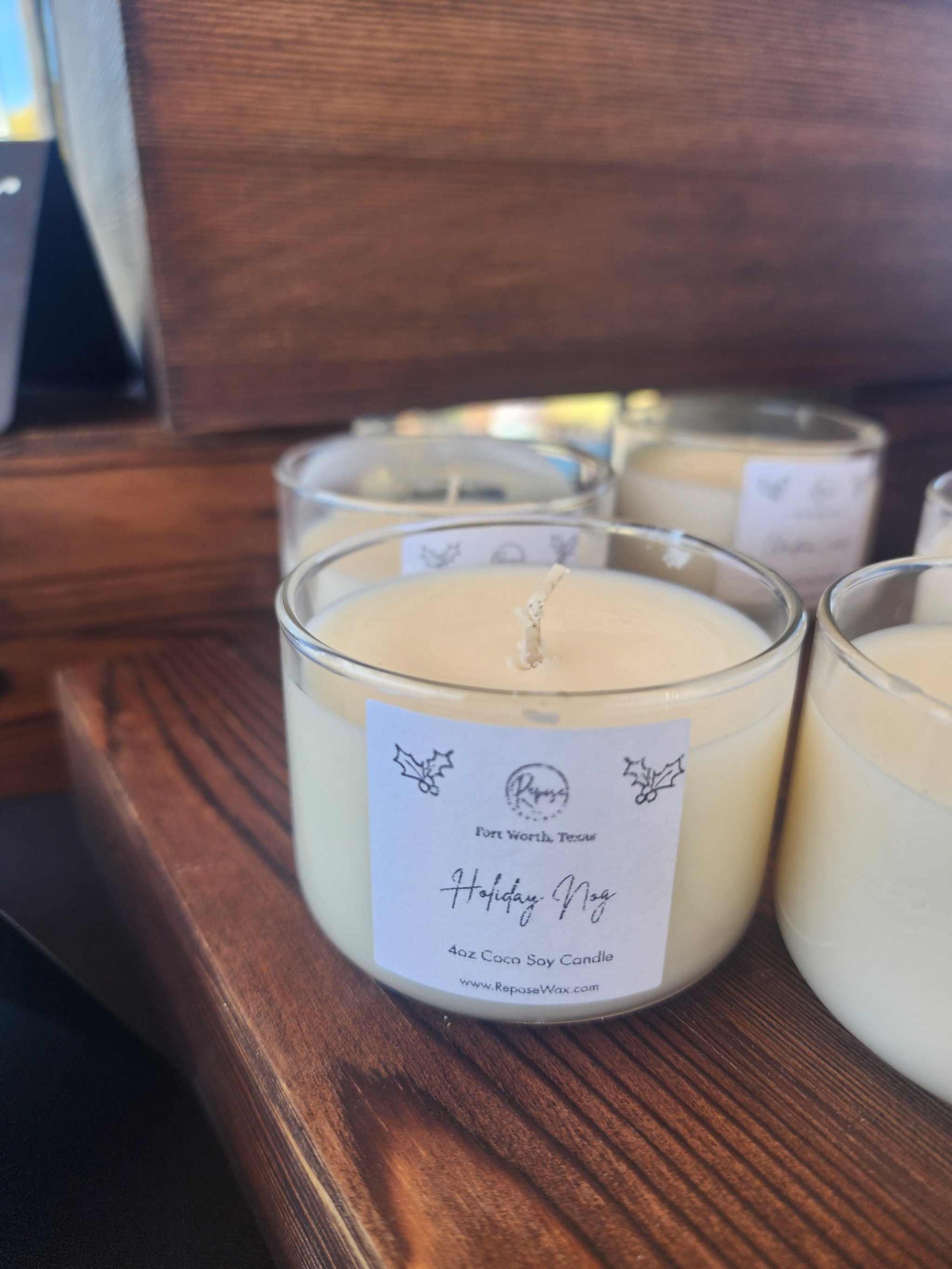 Holiday Nog Mini Candles